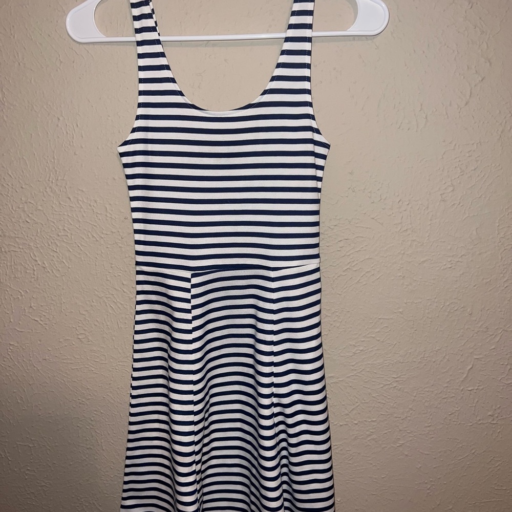 Striped Sleeveless Dress